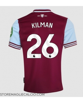 West Ham United Max Kilman #26 Maglia Gara Casa Repliche 2024-25 Maniche Corte West Ham United Max Kilman #26 Maglia Gara Casa Repliche 2024-25 Maniche Corte